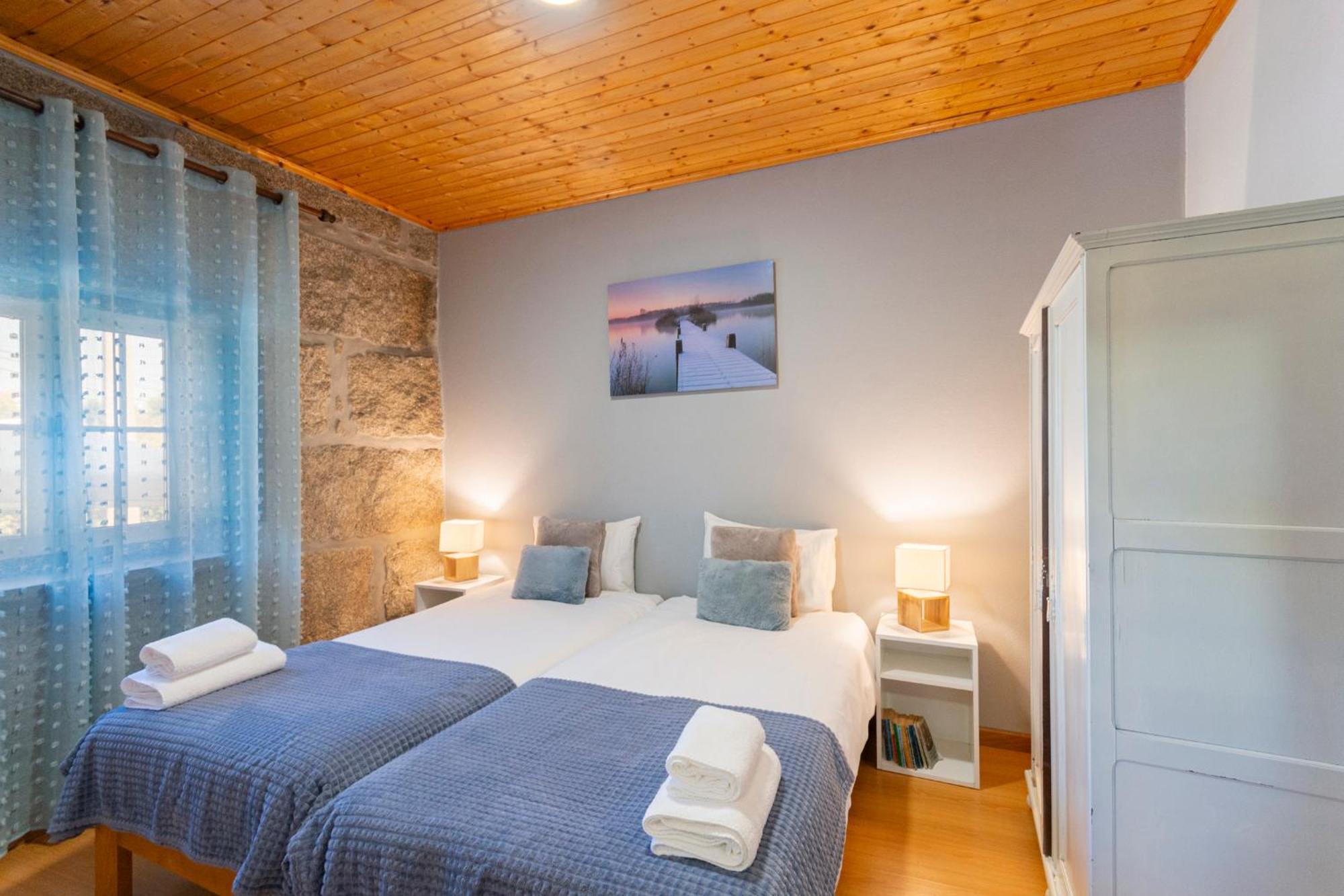 Casa Rustica T2 Com Salamandra E Cozinha - Seia - Serra Da Estrela - Casa Do Loureiro II Zewnętrze zdjęcie